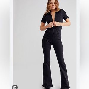 Free People Black Jumpsuit